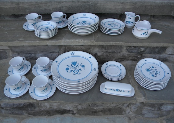60's/70's Noritake Progression China Blue Haven/ Noritake Japan