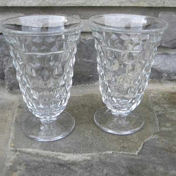 Clear Glass Ice Tea Glasses Etsy