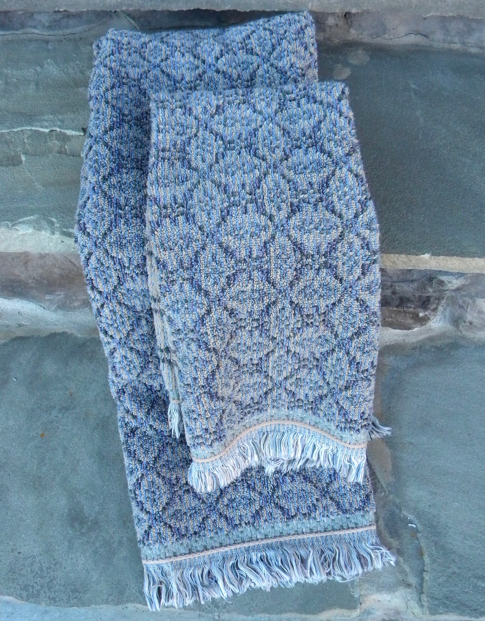 Vintage Royal Velvet by Fieldcrest Bath Towels / Made in USA / Etsy