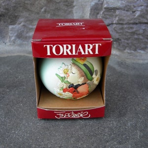 1987 ANRI Ferrandiz Christmas Ornament / Made in Italy / Schmid Collection /  TORIART /Twelfth in Series