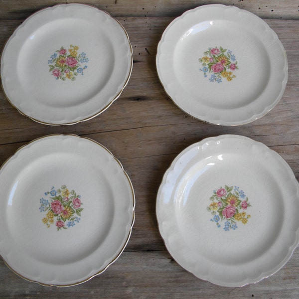 Floral Plates Etsy
