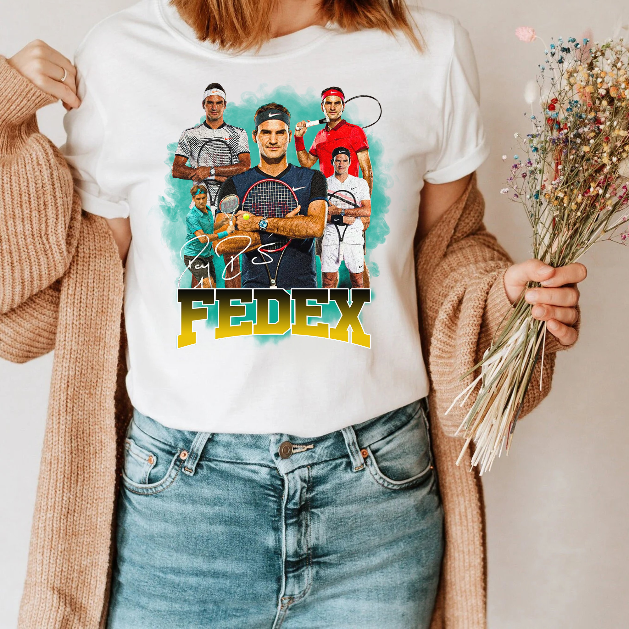 Discover FedEx Legend, Roger Federer Ruhestand T-Shirt