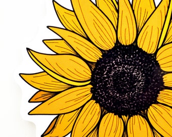 Sunflower Vinyl Sticker