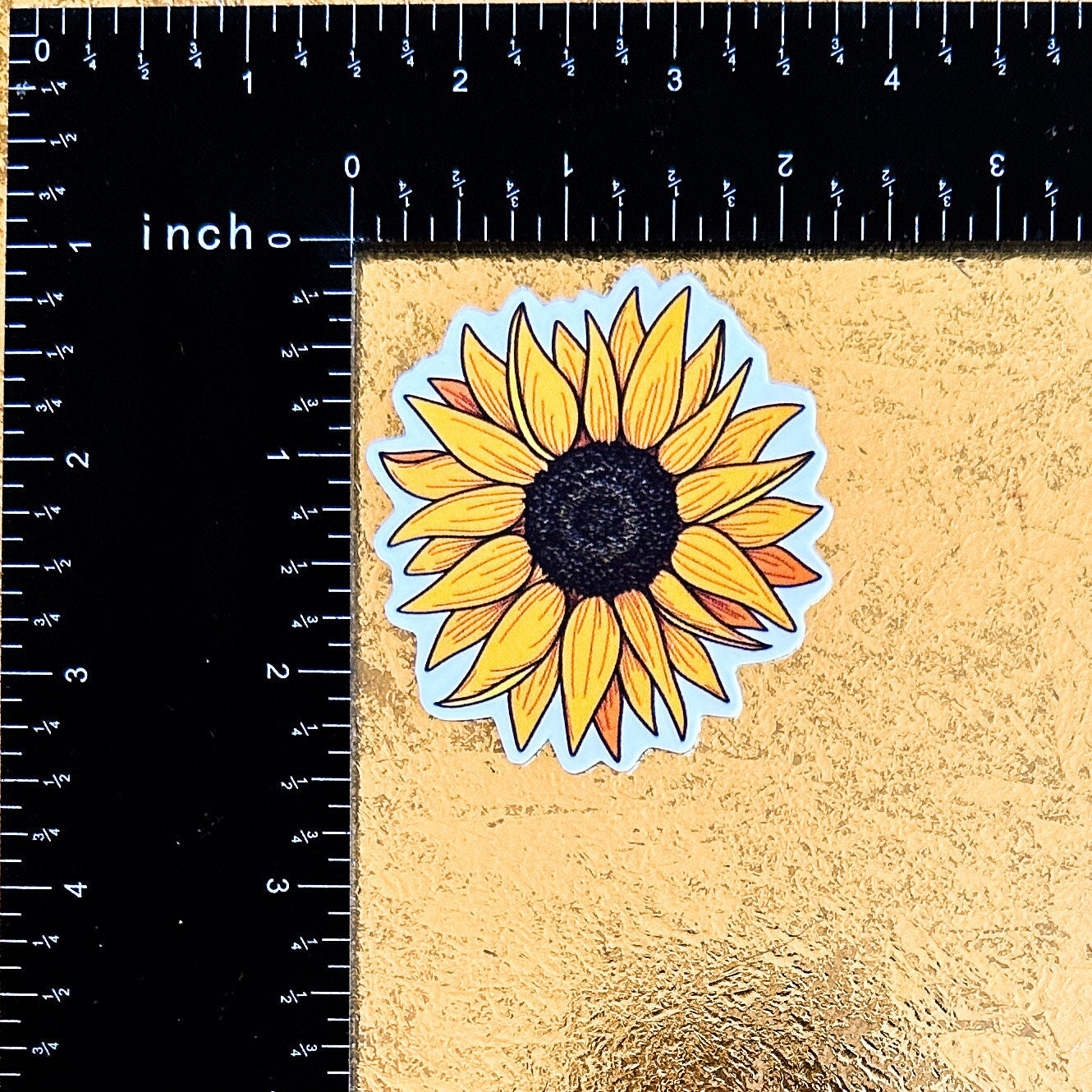 Sunflower Vinyl Sticker - Etsy
