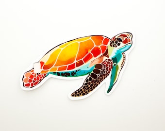 Sea Turtle Vinyl Sticker