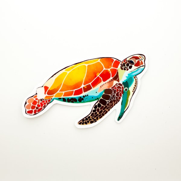 Sea Turtle Vinyl Sticker