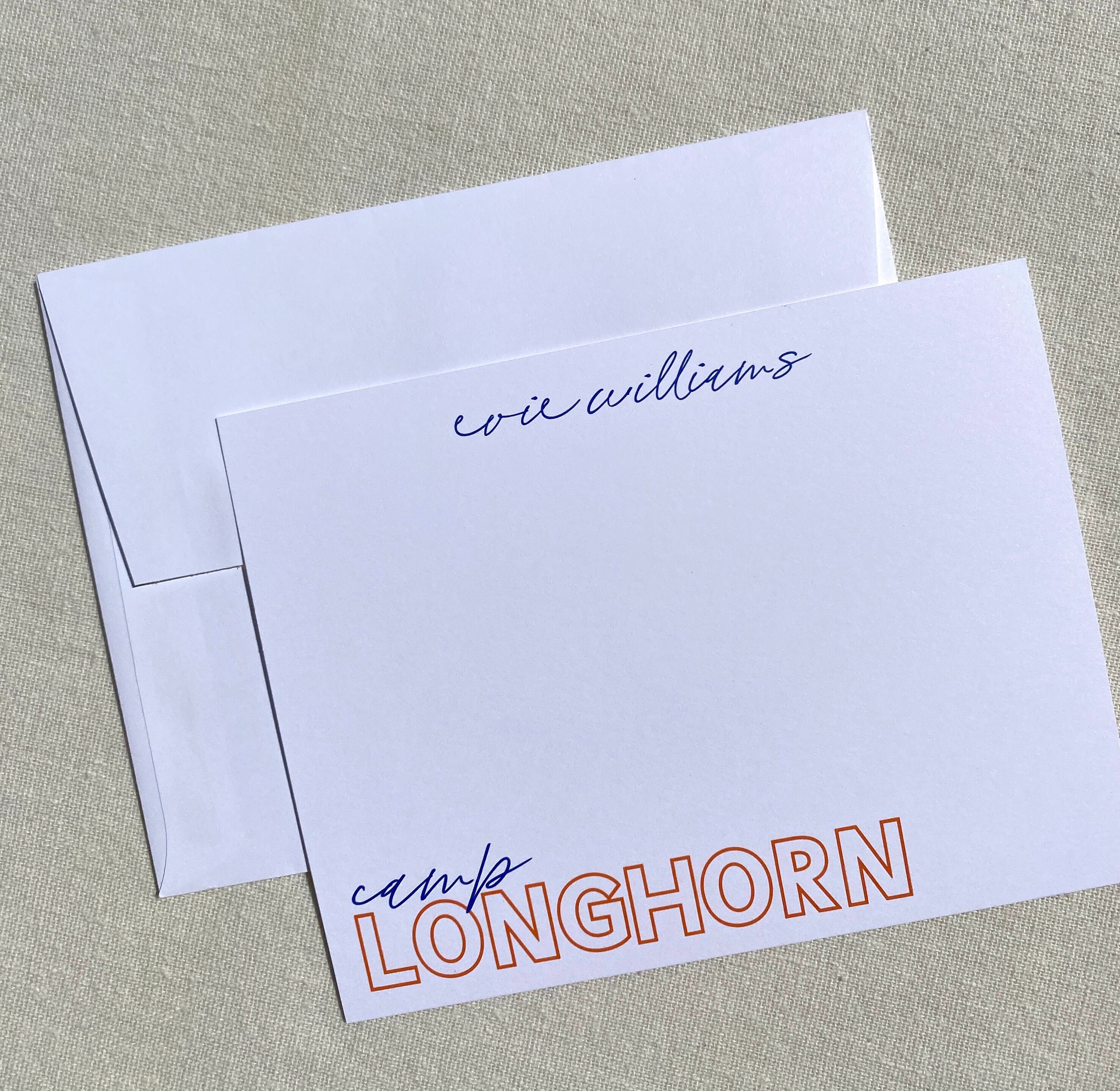Longhorn Note Card Longhorn Note Card