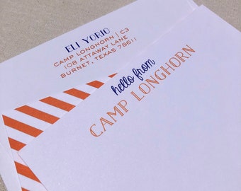 Camp Notecards | Hello from Camp!