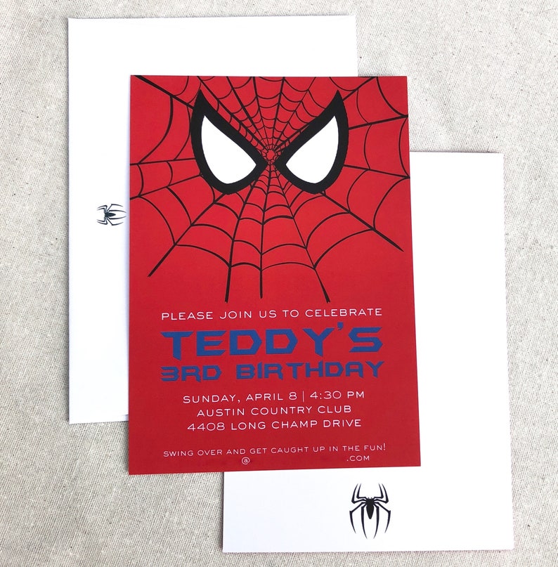 Invitation Spiderman image 3