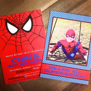 Invitation Spiderman image 10
