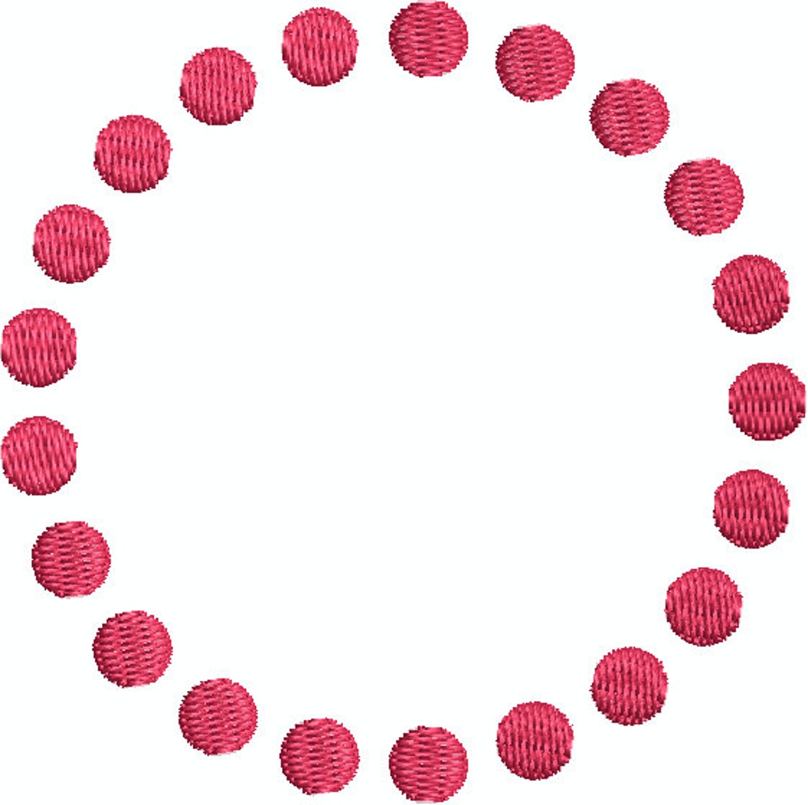 Dot Circle Frame for Machine Embroidery Does Not Include Etsy