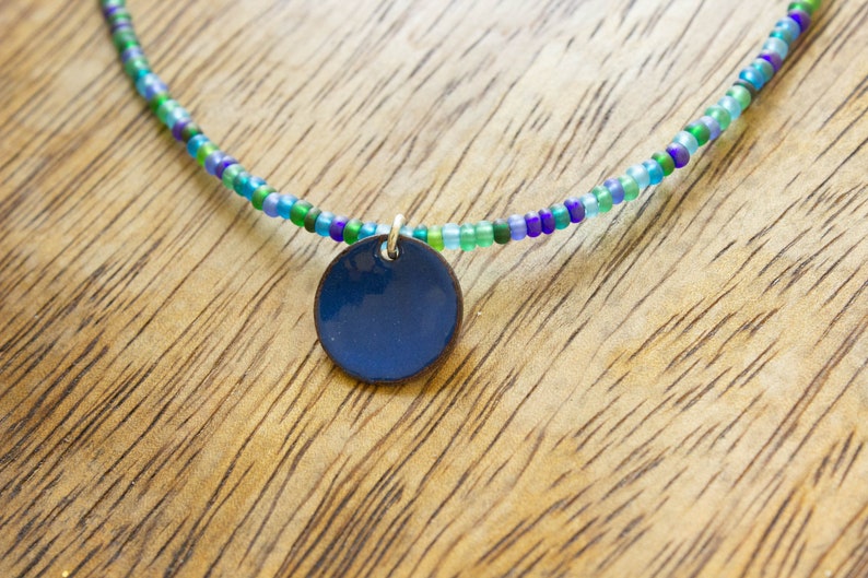 feminine necklace beaded necklace casual necklace Handmade necklace dainty necklace red necklace pendant necklace everyday necklace