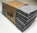 Cloth Wipes Grey Family Wipes Zero Waste Neutral Reusable Cloth Wipes Napkins Baby Family Cloth Unpaper - Grey 