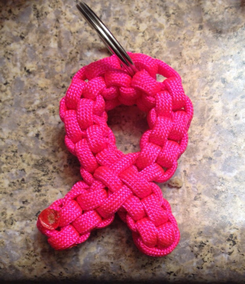 Awareness Ribbon Keychains made of high quality 550 paracord Etsy