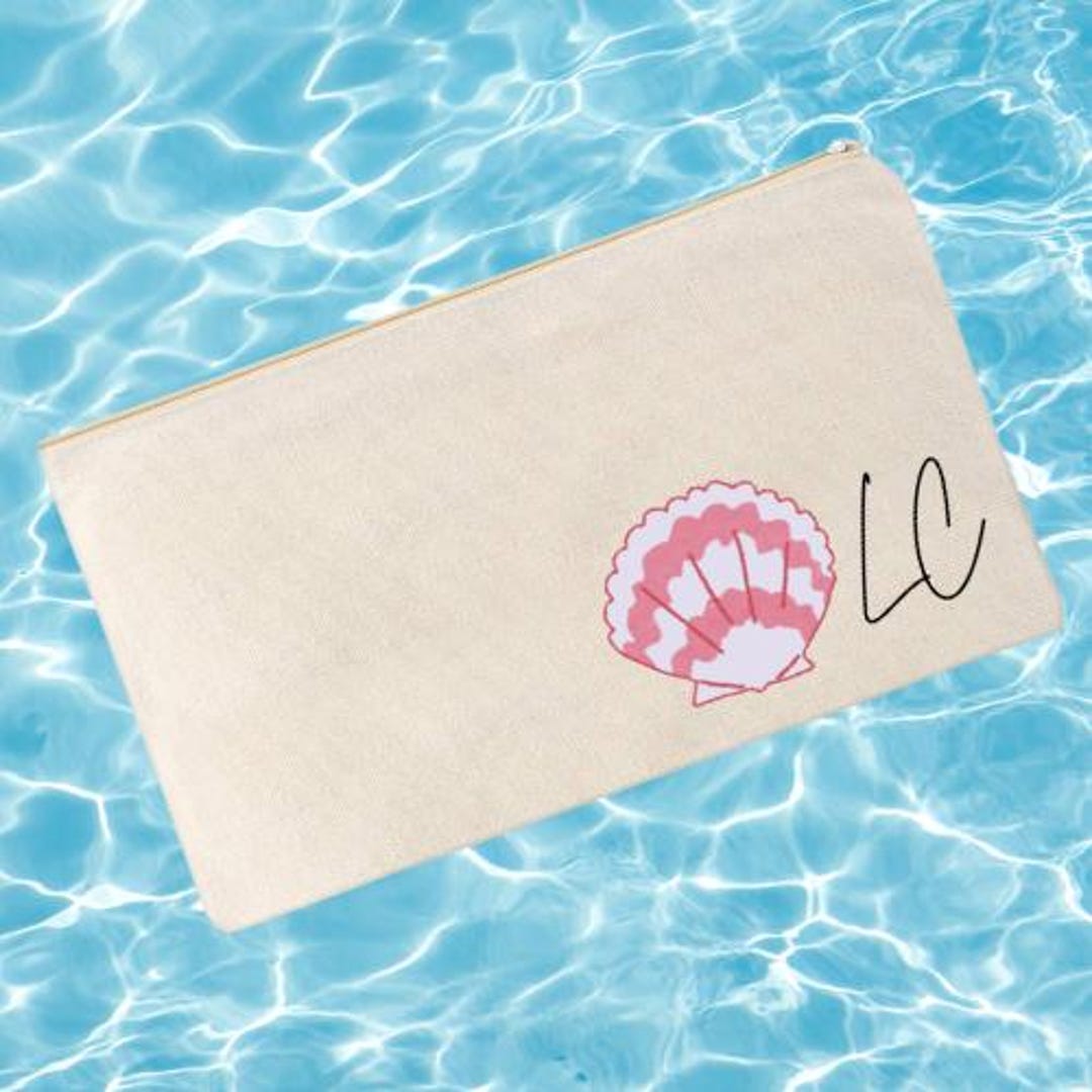 Bachelorette Bag Coastal Customized Initials Coastal Bachelorette Theme ...