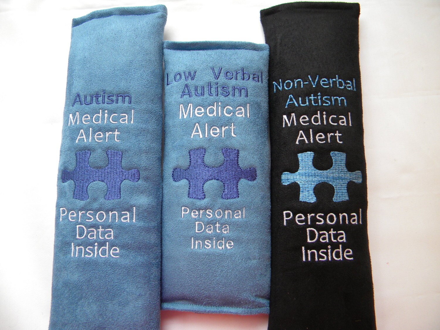 Autism Medical Alert Autism ID Tag Autism Seat Belt Wrap Etsy