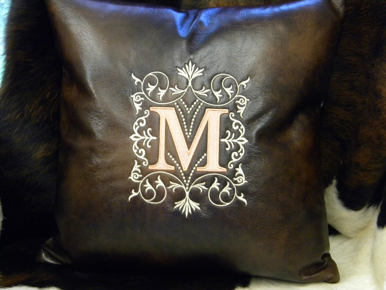 Christmas Gift Custom Initial Pillow Monogram Pillow Name Etsy