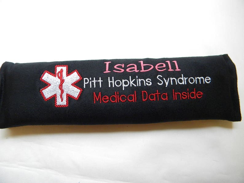 Medical Alert Seat Belt Cover, Alzheimers, Medical Alert Seat Belt, Seat Belt Cover, Medical Information Tag, Diabetic ID Tag, Medical Tag image 9