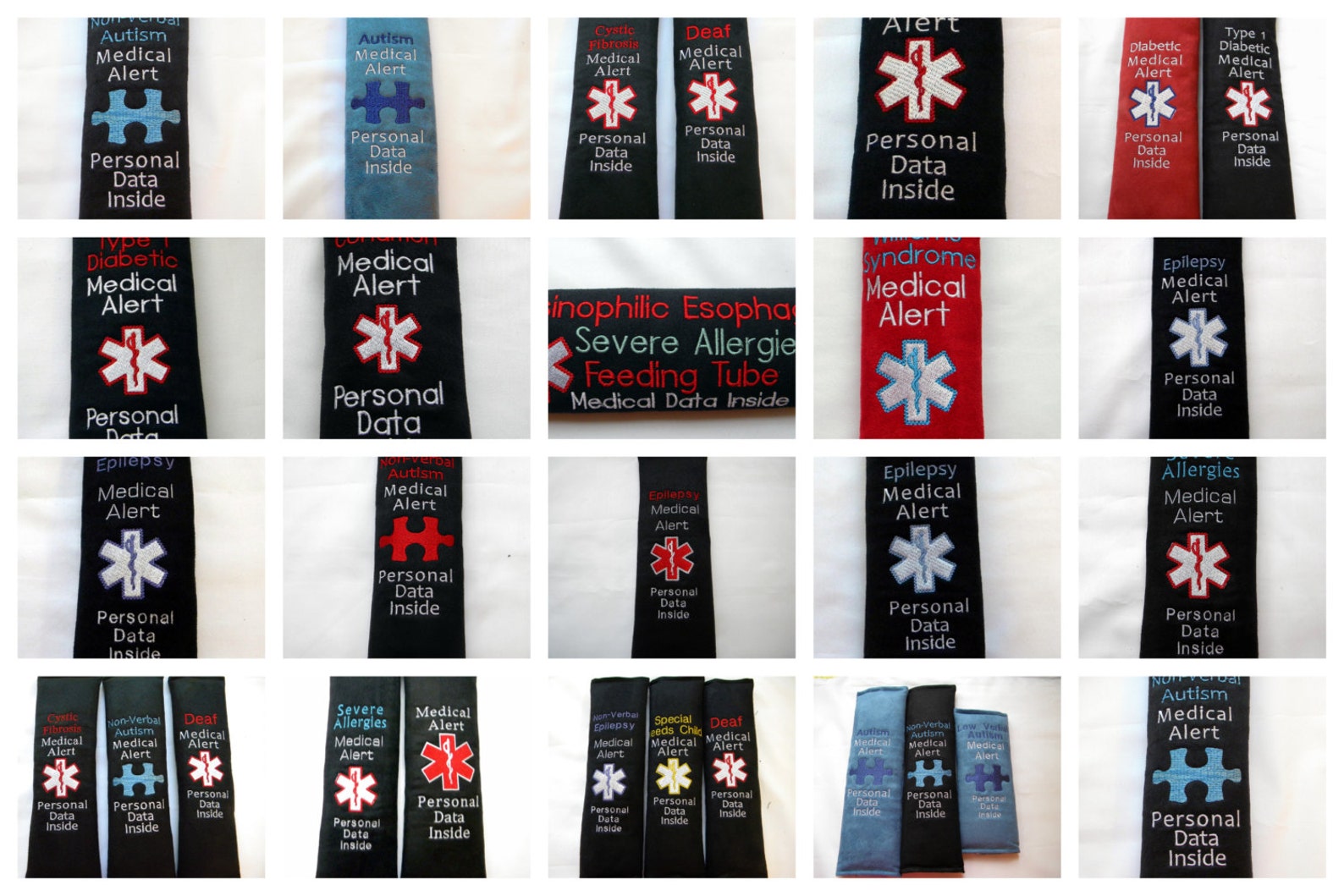 Special Needs Child Medical Tag Special Needs Medical Alert Etsy