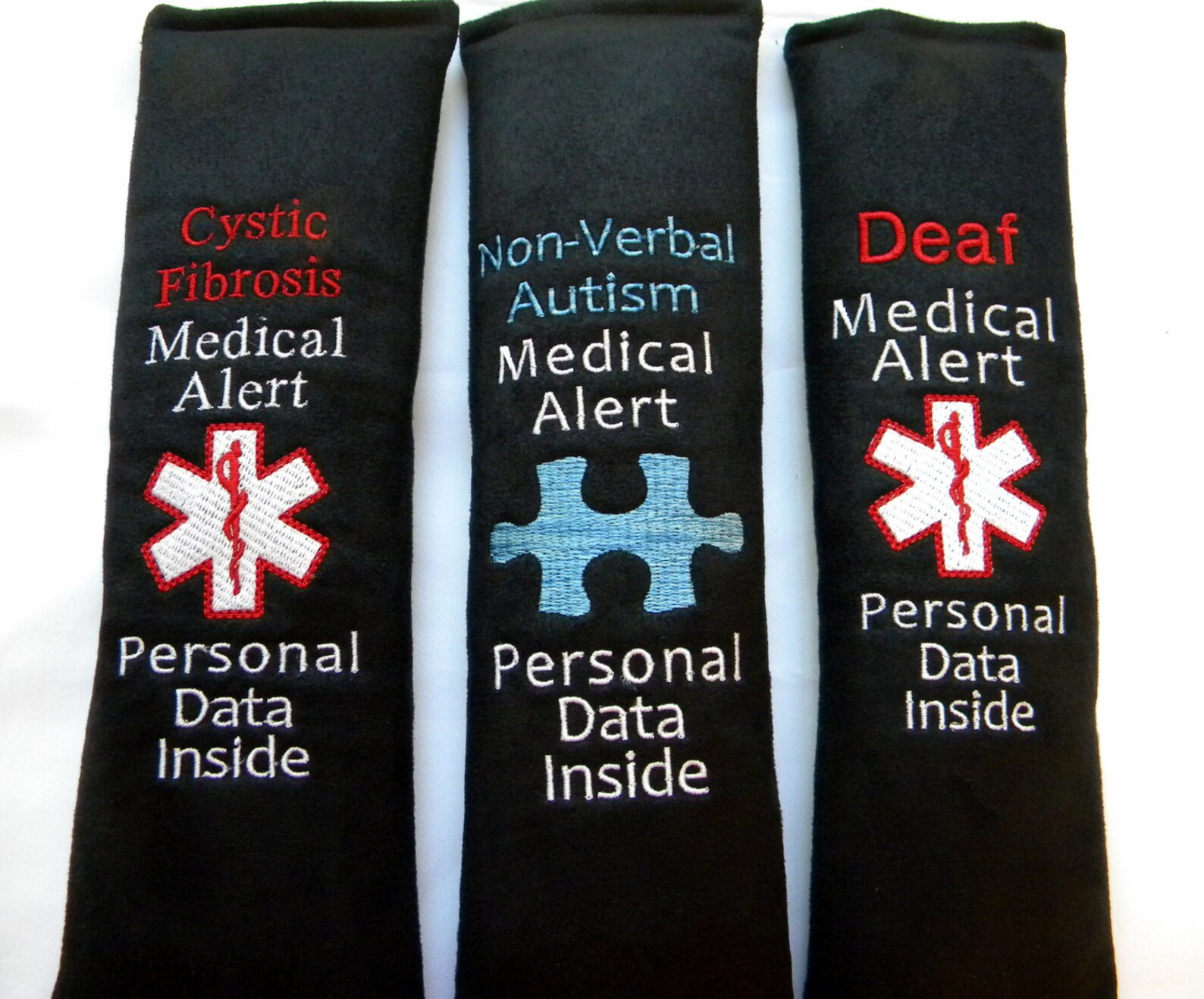 Autism Medical Alert Autism ID Tag Autism Seat Belt Wrap Etsy