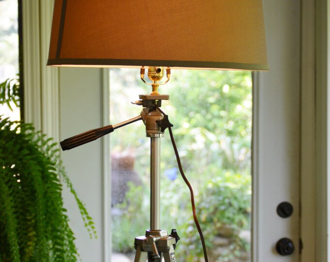 Upcycled Tripod Lamp, Repurpose Camera Tripod Etsy