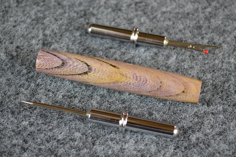 099 Seam Ripper in Purple Wood Seamstress Tool Stitch Remover