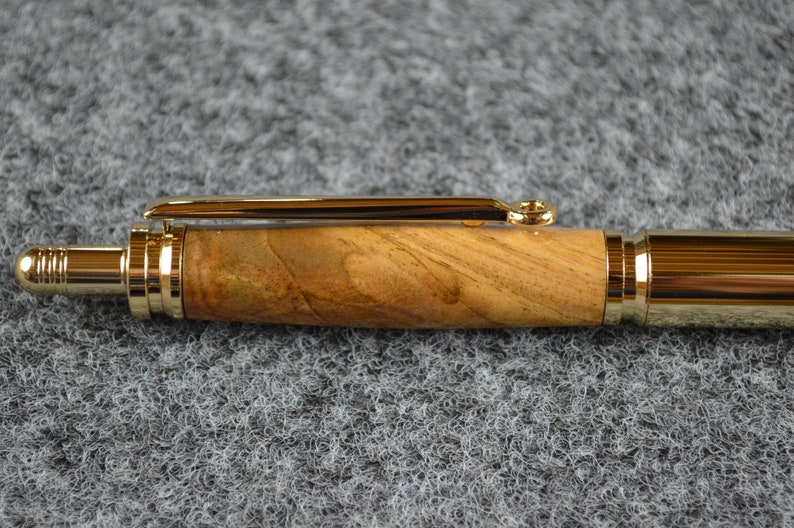 30 Caliber Bullet Pencil in Butternut Burl Artist Sketch Etsy
