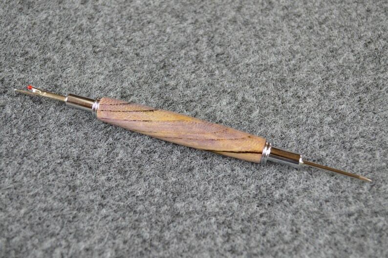 099 Seam Ripper in Purple Wood Seamstress Tool Stitch Remover