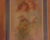Sealed Vintage Green Tiger Press La Jolla Ca NOS Easter Card 7.5 x 5.5