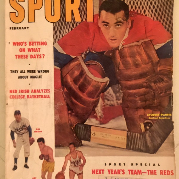 Vintage Sport Magazine Feb.1957 Great Ads & Stories, 1957 Chevy Ad GC In Plastic