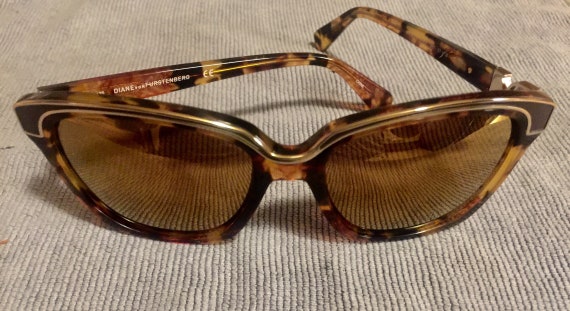Diane Von Furstenberg DVF604S brown gold New Sunglasses Diane Von Furstenberg | Accessories | Diane Von Furstenberg  main image 3
