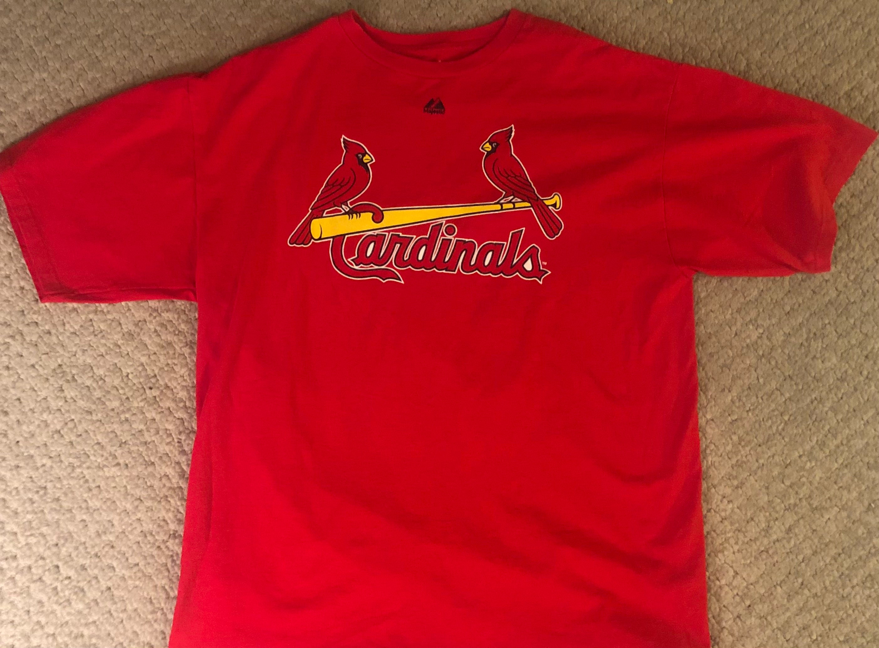 Buy St. Louis Cardinals 12 Lance Berkman Majestic T-shirt Sz XL