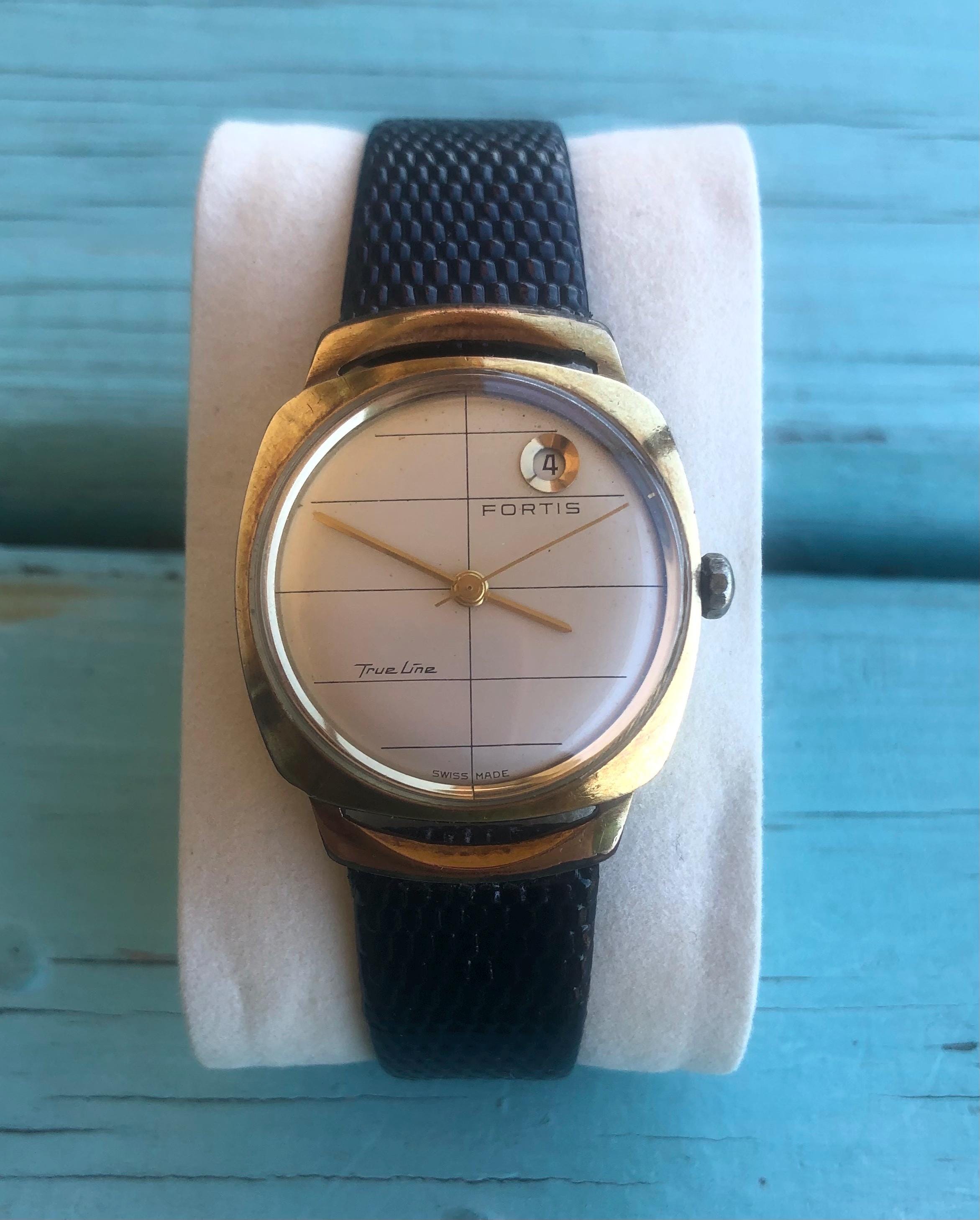 ◇70'ヴィンテージFortisスイス◇アンティーク 手巻き時計