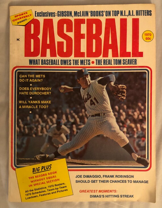 1970 Sports Quarterly Baseball Magazine Tom Seaver New York 