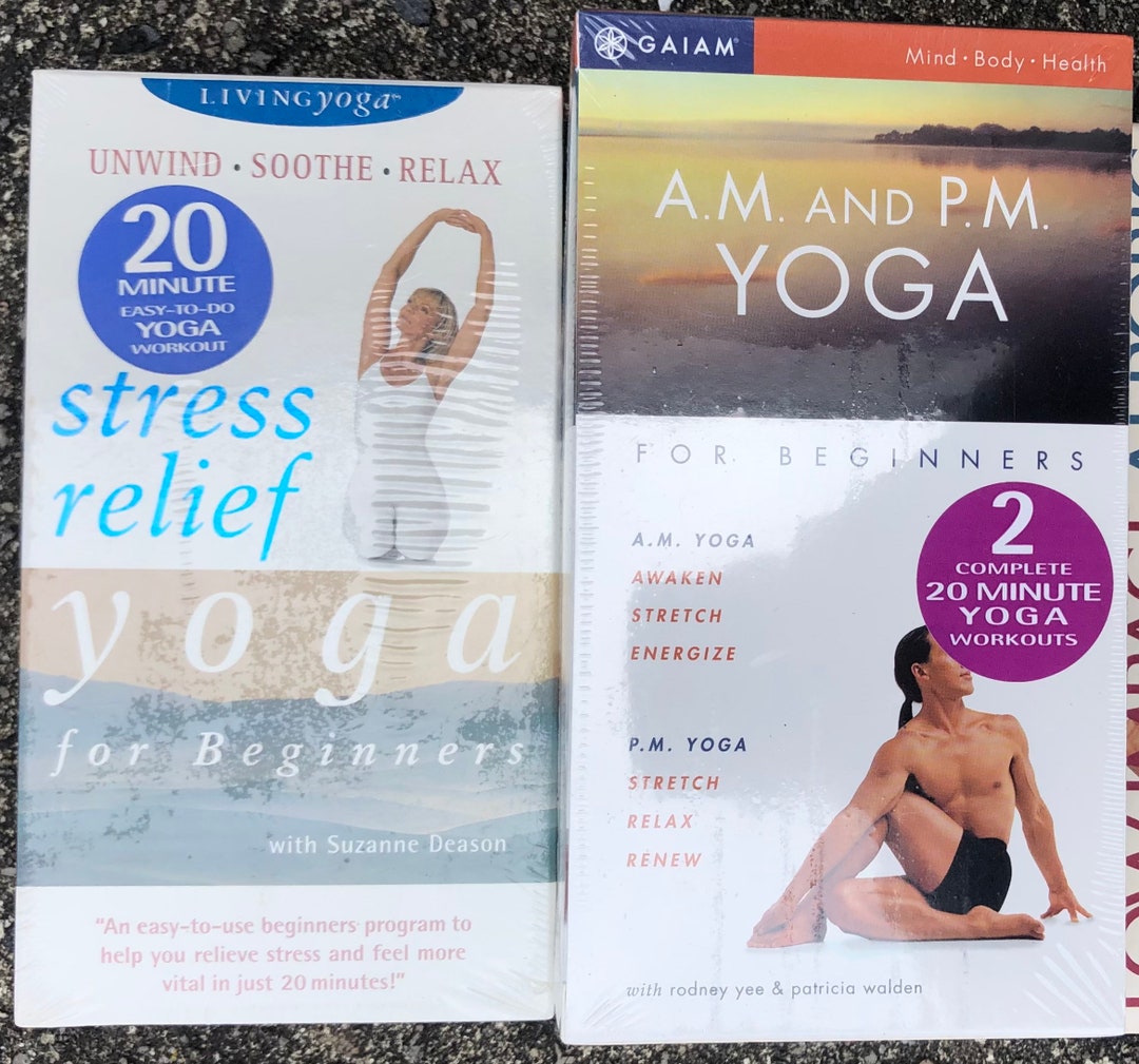 3 Vintage VHS Yoga Tapes All Are Sealed Etsy