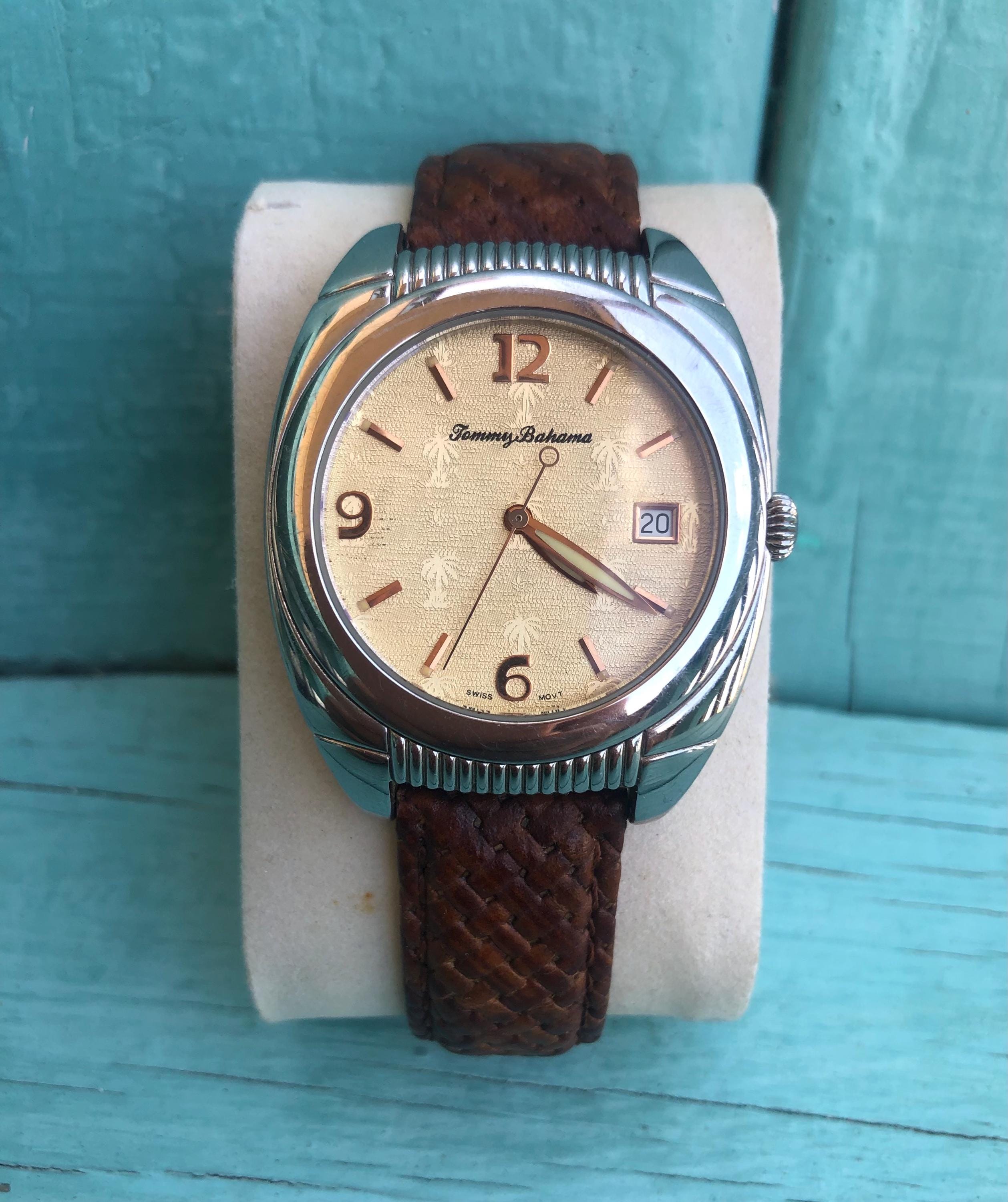 Tommy Bahama Watch Tommy Bahama Swiss Quartz Tonneau Watch Mother of Pearl Dial  main image 2