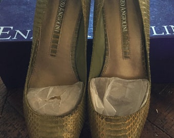 Enzo angiolini snakeskin pumps sales