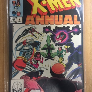 Vintage Marvel Comics The Uncanny X Men Annual 19 Etsy