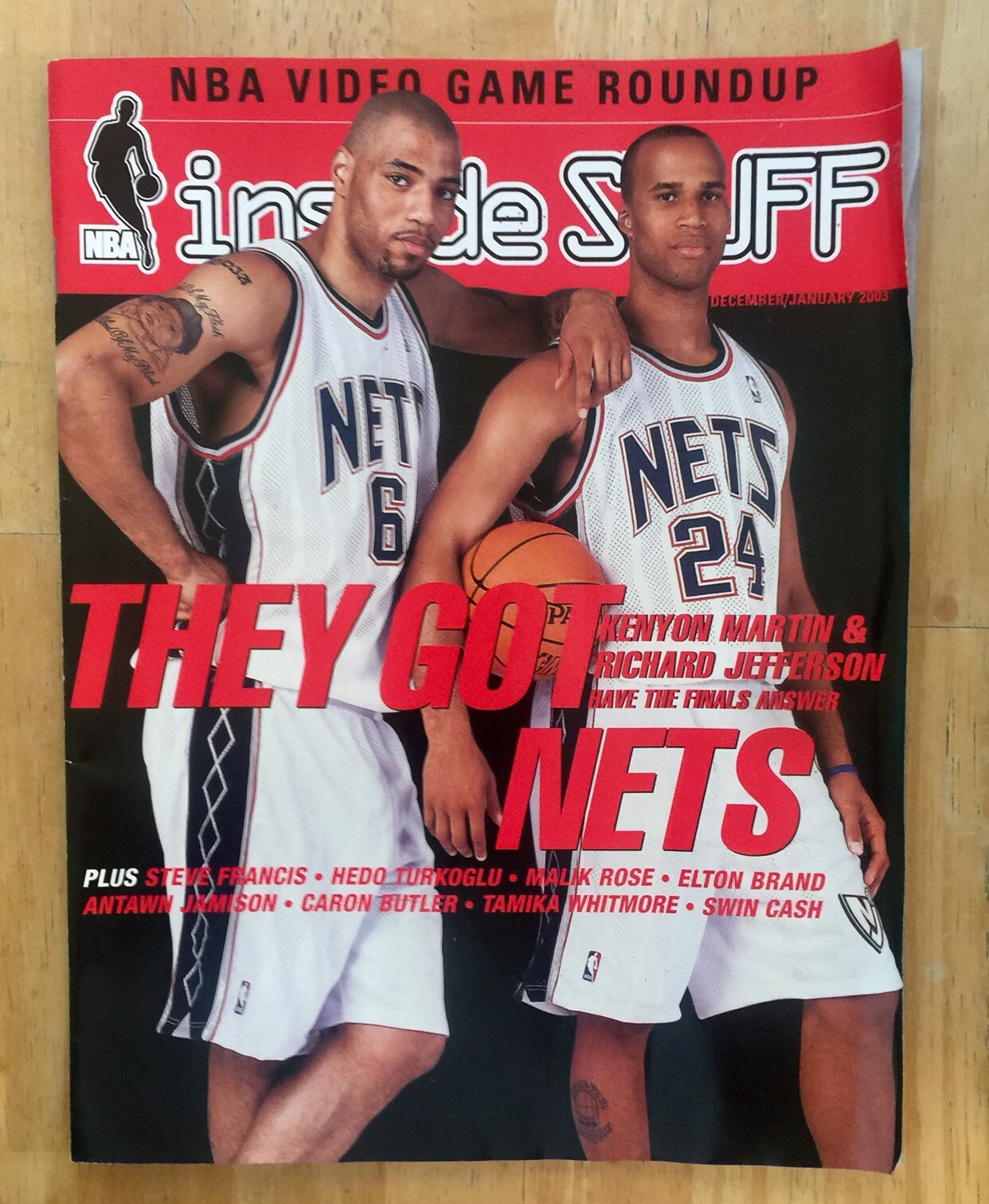NBA Inside Stuff Basketball Magazine January 2003 GC - Etsy