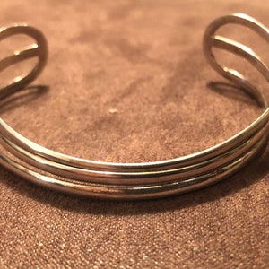 Vintage Sterling Silver Cuff Bracelet