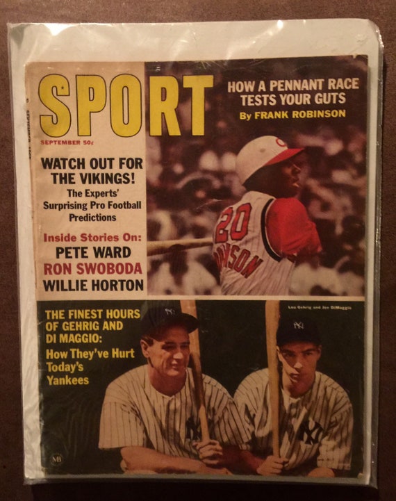 Sport Magazine September 1965-dimaggio-ted Williams Great Ads 
