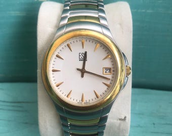Vintage ESQ Movado Freedom Eagle Watch: Stainless Steel  display picture 2