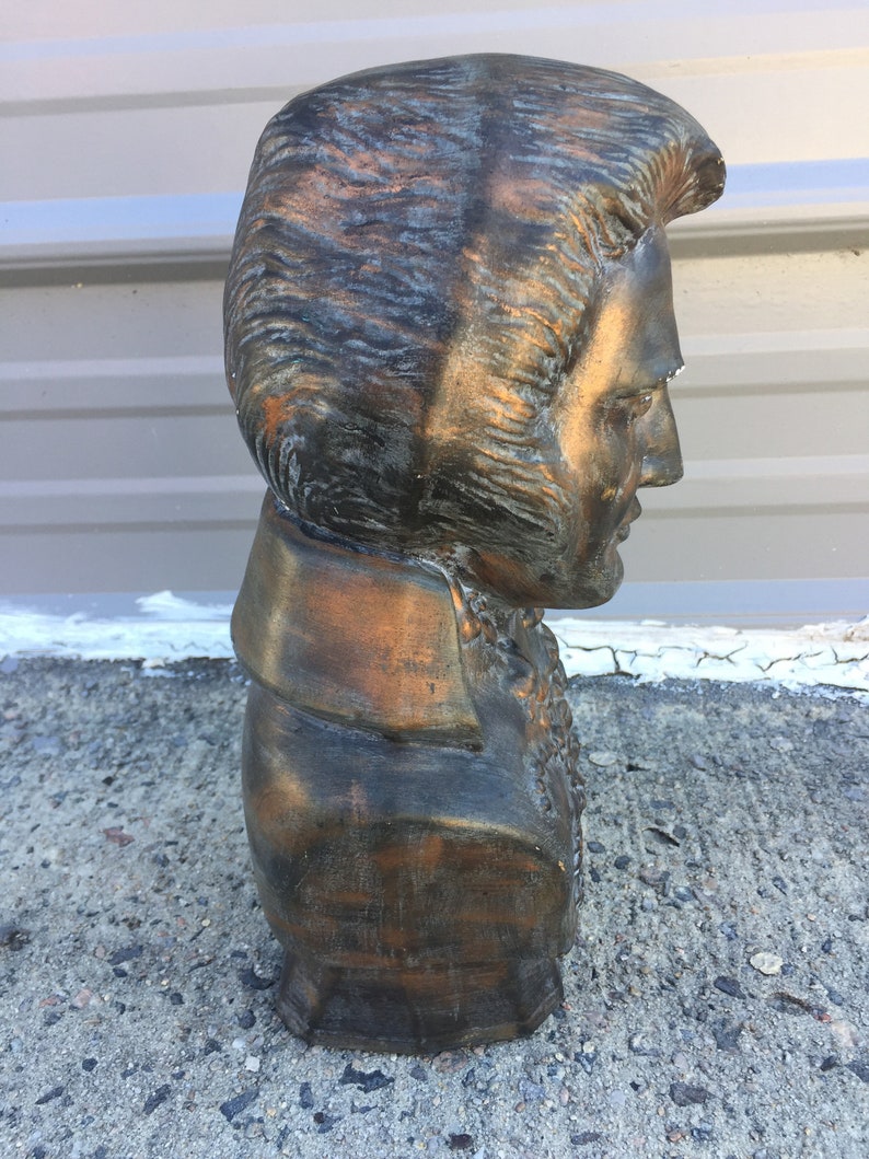 Vintage Elvis Presley Ceramic Bust Etsy