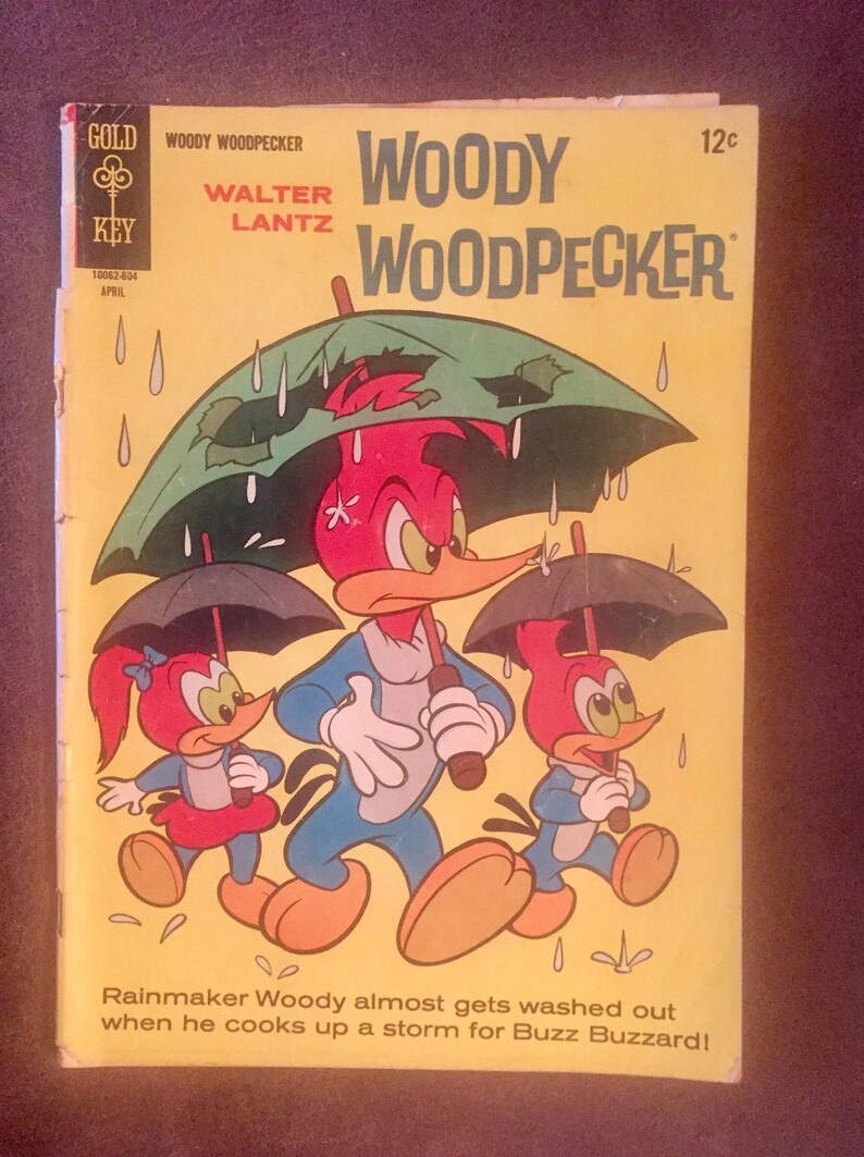 Vintage Woody Woodpecker April 1962 Comic by Walter Lantz. - Etsy