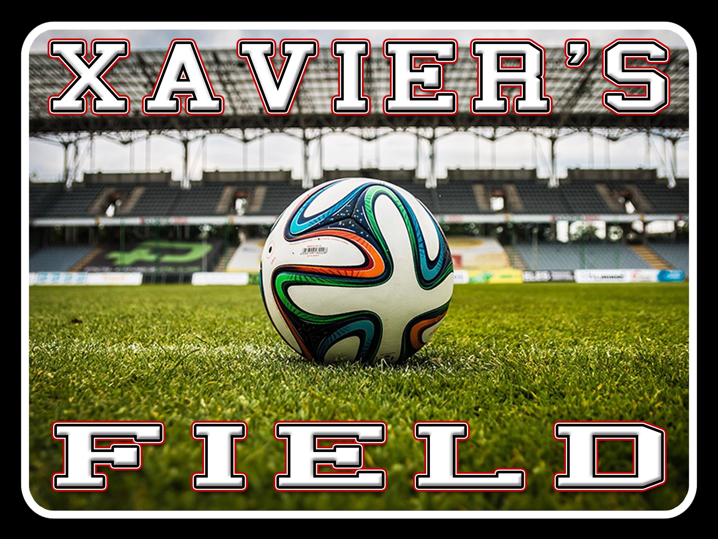 Custom Soccer Sign Personalized Room Signs Football Sign | Etsy