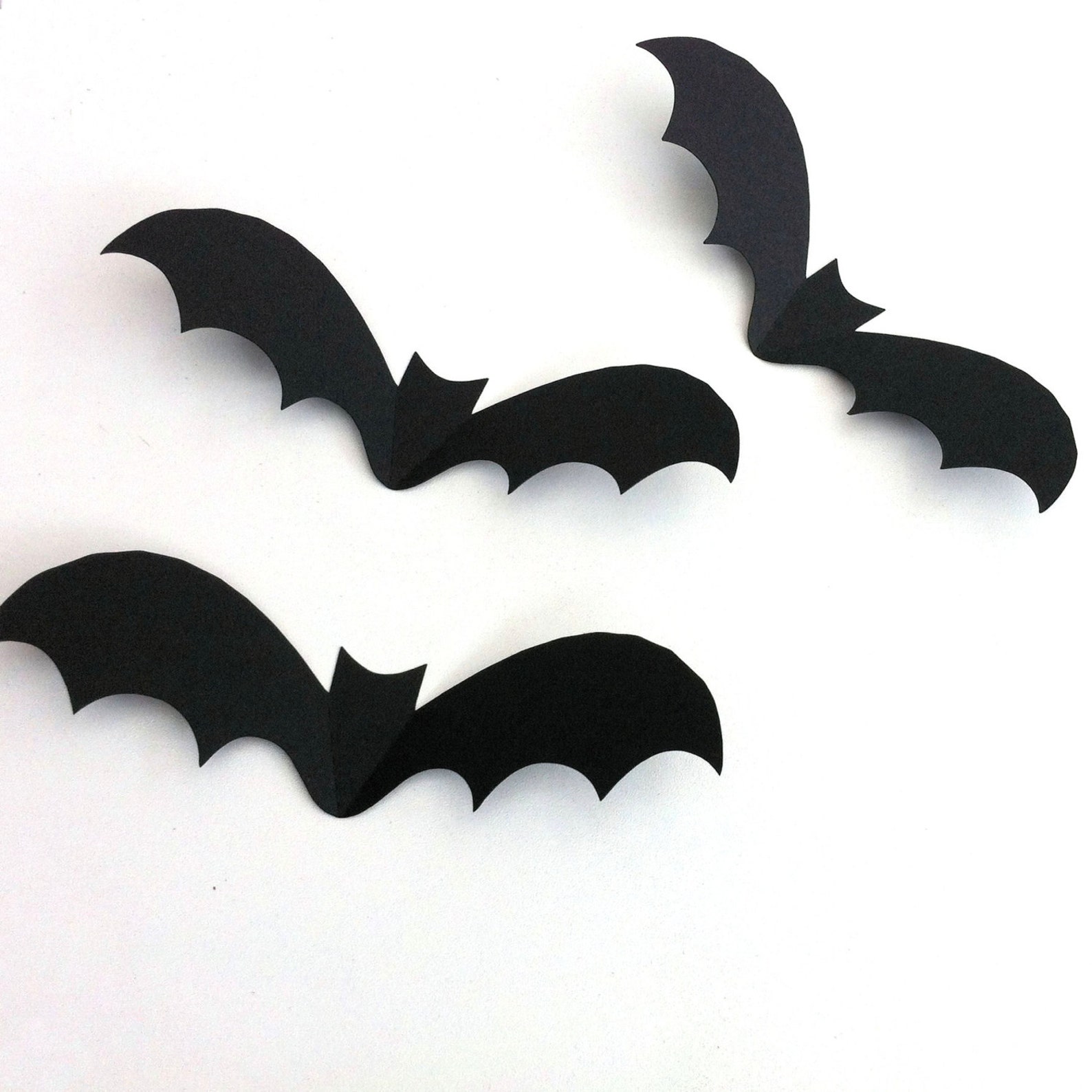 Halloween Bat Shapes Cut-outs. 3D Bat Die Cuts With Fold-up - Etsy