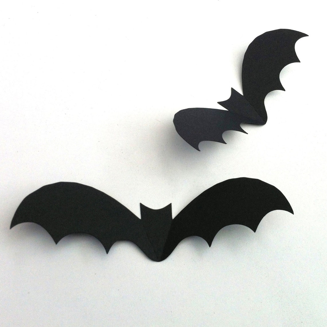 Halloween Bat Shapes Cut-outs. 3D Bat Die Cuts With Fold-up - Etsy