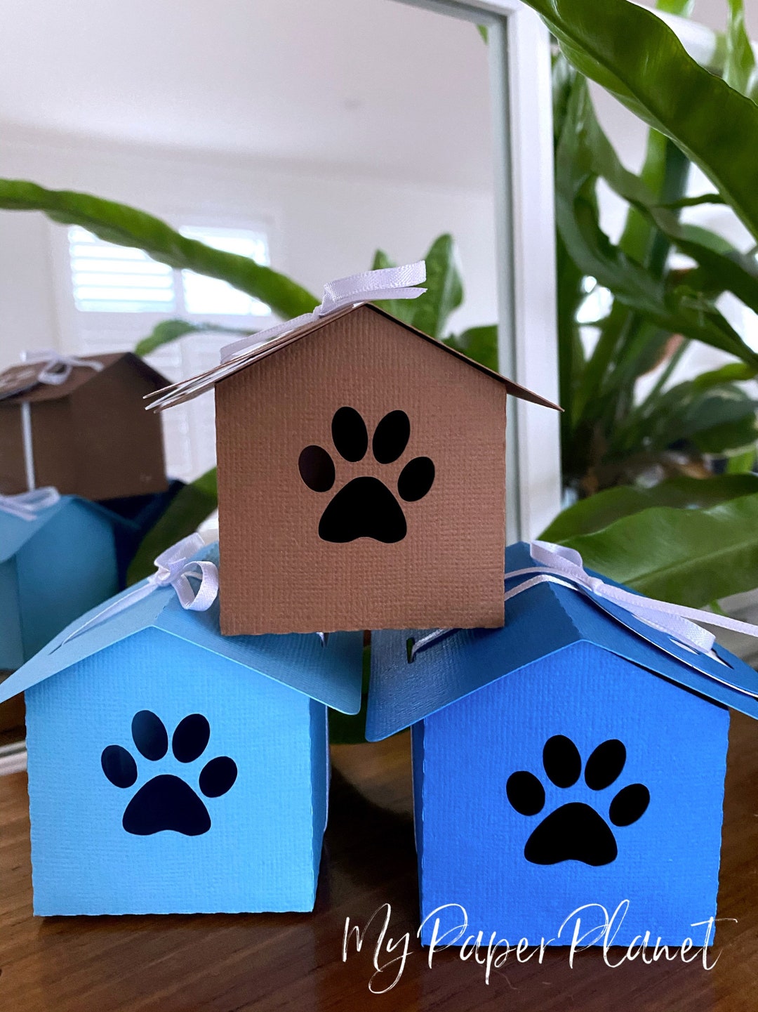 Dog House Gift Boxes Party Favours. Pet Lover Gifts, Birthday, Shop