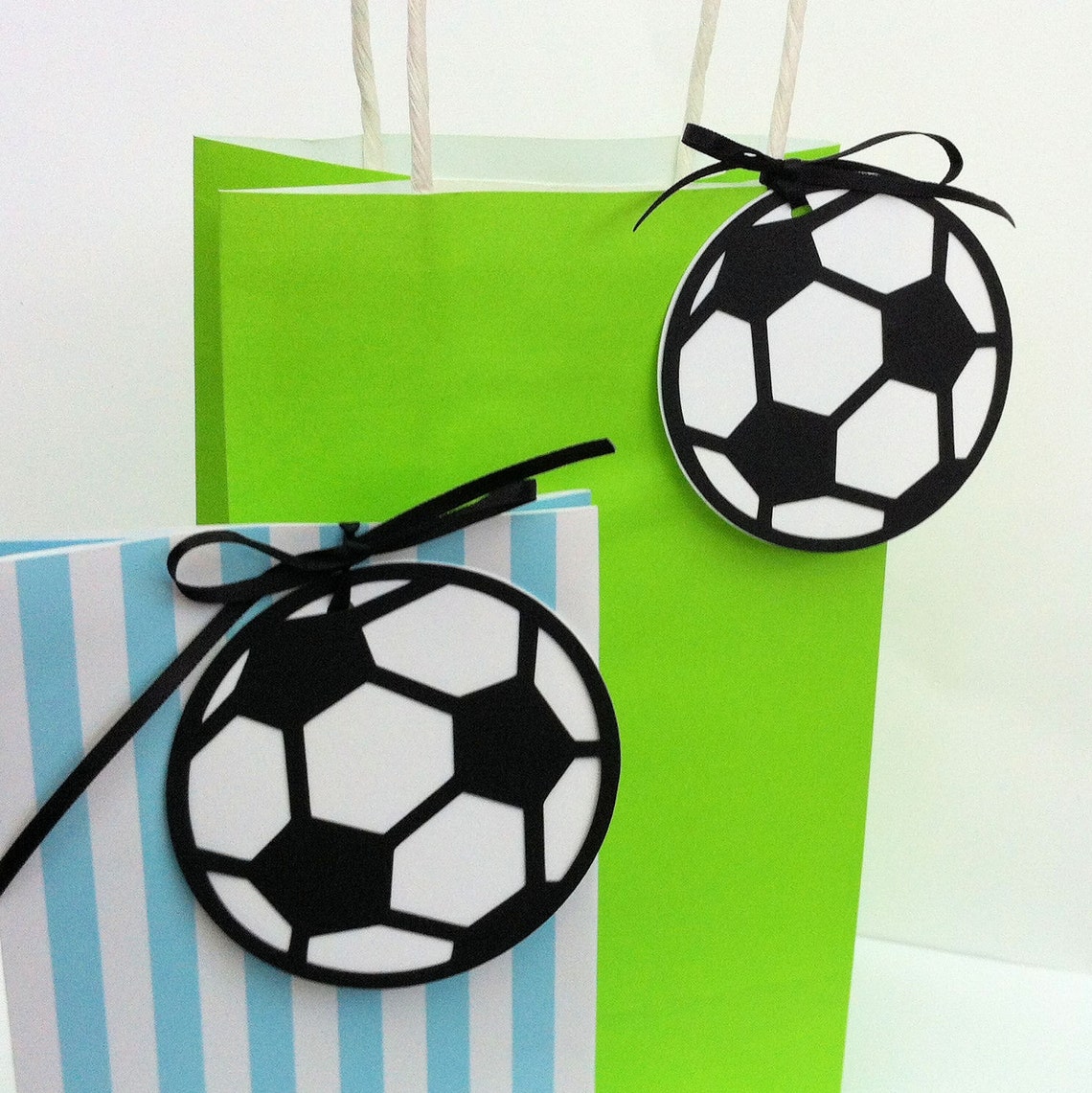 Soccer Ball Gift Tags. Soccer Football Birthday Party Favour Etsy