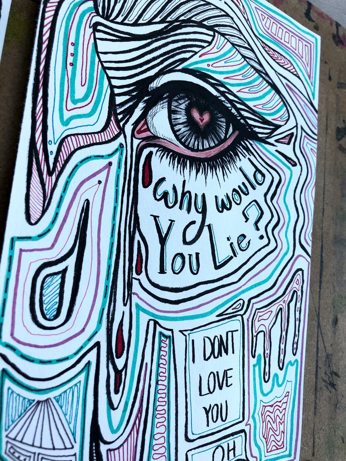 Original Marker Artwork Set Etsy